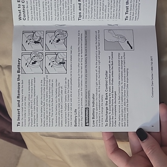 Petsafe Basic Bark Control Collar red & black for small dog with 2 batteries - Picture 9 of 17